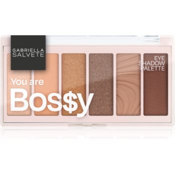 Gabriella Salvete Eyeshadow 6 Shades Palette paleta farduri de ochi - imagine 2